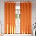 Tende con tende 2 pcs Arancione Vivo Poliestere - Foto miniatura 2