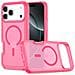 Custodia Magnetica Rosa Soft Touch Compatibile Con Iphone 17 Pro Max - Ricarica Wireless Magsafe - Foto miniatura 1
