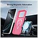 Custodia Magnetica Rosa Soft Touch Compatibile Con Iphone 17 Pro Max - Ricarica Wireless Magsafe - Foto miniatura 2