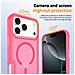 Custodia Magnetica Rosa Soft Touch Compatibile Con Iphone 17 Pro Max - Ricarica Wireless Magsafe - Foto miniatura 3