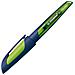 EASYbuddy - Penna Stilografica Ergonomica per Bambini - Twilight Sky - Blu Acciaio /Lime - Punta Mancini - Cartuccia Blu inclusa - Foto miniatura 1