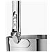 Set Di Sei Pentole Space Steel Acciaio Inox Con Manici Pieghevoli Adatte Per Induzione Alta Durata E Qualità Professionale - Foto miniatura 5