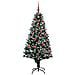 Albero di Natale artificiale con 150 LED Verde 150 cm - Foto miniatura 4