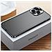 Elegante Custodia Con Telaio In Lega Di Alluminio Nero Con Fibbia A Cavalluccio Marino, Non Magnetica, Compatibile Con Iphone 17 - Foto miniatura 4