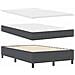 Letto a Sorgente LED Grigio Scuro e Bianco 120 x 190 cm - Foto miniatura 6