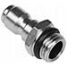 Adattatore Sgancio Rapido Qc14 - 1/4"" Femmina A 1/4"" Maschio | Ottone + Acciaio Inox | Per Idropulitrici E Accessori Alta Pressione - Foto miniatura 3