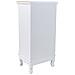 Cassettiera In Legno Bianco 40x30x82h - Foto miniatura 5