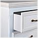 Cassettiera In Legno Bianco 40x30x82h - Foto miniatura 6