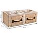 Cassetto In Legno Marrone 30x15x10,5h - Foto miniatura 5