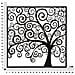 Decorazione In Metallo Albero 1-nero-metallo-100x1x100 Cm - Foto miniatura 6