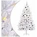 Albero di Natale artificiale Bianco 106 x 106 x 210 cm - Foto miniatura 1