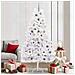 Albero di Natale artificiale Bianco 106 x 106 x 210 cm - Foto miniatura 2
