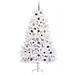 Albero di Natale artificiale Bianco 106 x 106 x 210 cm - Foto miniatura 3