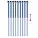 Tenda a Rullo Esterno Blocco UV 90% Strisce Blu e Bianche HDPE - Foto miniatura 9