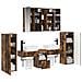 Set di mobili per il bagno 6 pcs Rovere Fumo - Foto miniatura 3