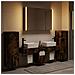 Set di mobili per il bagno 6 pcs Rovere Fumo - Foto miniatura 4