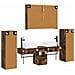 Set di mobili per il bagno 6 pcs Rovere Fumo - Foto miniatura 9