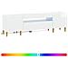 Mobile TV LED Bianco Lucido Legno ingegnerizzato - Foto miniatura 3