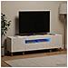 Mobile TV LED Bianco Lucido Legno ingegnerizzato - Foto miniatura 4