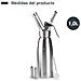 68301 - Sifone, Sifone Epicurean, Robusto e durevole, Acciaio inossidabile 18/10 - Foto miniatura 2