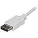 Cavo USB-C a DisplayPort da 1,8m - 4K 60Hz - Bianco - USB Tipo-C - Compatible con Thunderbolt 3 - Foto miniatura 3