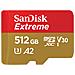 Scheda di Memoria MicroSDXC Extreme 512 GB UHS-I di Classe 10 Velocità 160 MB / s con Adattatore - Foto miniatura 1