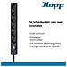 234105009 Duo Versal InOLTRE ciabbata con 6 Prese, Cavo 1,4 m, 3.600 W / 16 A, Presa multipla con Interruttore e presa di contatto chat con chat di Protezione, Sicurezza bambini, Nero - Foto miniatura 3