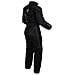 Tuta Cerata Impermeabile Completo Anti Pioggia Moto Scooter Antiacqua Nero Xs - Foto miniatura 3