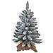 Albero Di Natale Base Juta 75 Cm Innevato 008520 - Foto miniatura 1