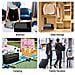 Da Amazon - Compressione Di Imballaggio Cubi Bagagli Di Corsa Organizzatore Set Viaggi Cubi Borse Extensible Organizzatore Per Valigia Di Corsa Organizzazione Nero 6 Set - Foto miniatura 4