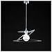 Lampadario A Sospensione In Taglio Laser Ferro Grigio Una Luce Diametro 40x H18 Cm - Foto miniatura 1