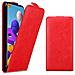 Custodia Compatibile Con Samsung Galaxy A21s In Rosso Mela - Coperchio Protettivo In Design Flip Con Chiusura Magnetica - Foto miniatura 7