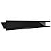 Griglia Di Ventilazione Luft Angolo Sinistra 80x40x9 Nero - Foto miniatura 3