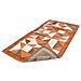 Tappeto Passatoia Cucina Salotto Antimacchia Retro Antiscivolo Origami Vari Colori 55x240 Arancio - Foto miniatura 1