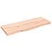 Piano per Tavolo 100x40x (2-4) cm in Rovere Massello Non Trattato - Foto miniatura 2