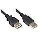Alcasa 2511-eu005 Cavo Usb 0,5 M Usb 2.0 Usb A Nero - Foto miniatura 1