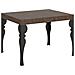 Tavolo Allungabile 80x120/204 Cm Paxon Telaio Antracite - Noce - Foto miniatura 3