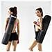 Tappetino Yoga Aerobica Pilates Tappeto Allenamento Fitness Palestra Grigio Nero - Foto miniatura 3