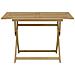 Tavolo Da Giardino Pieghevole 120x70x75cm Legno Massello Acacia - Foto miniatura 2
