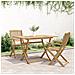 Tavolo Da Giardino Pieghevole 120x70x75cm Legno Massello Acacia - Foto miniatura 4