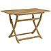 Tavolo Da Giardino Pieghevole 120x70x75cm Legno Massello Acacia - Foto miniatura 6