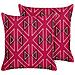 Set Di 2 Cuscini Da Esterno Fucsia 45 X 45 Cm Mezzano - Foto miniatura 7