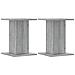 Supporti Altoparlanti 2 Pz Grigio Sonoma 30x30x40cm Multistrato - Foto miniatura 2