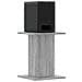 Supporti Altoparlanti 2 Pz Grigio Sonoma 30x30x40cm Multistrato - Foto miniatura 3