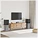 Supporti Altoparlanti 2 Pz Grigio Sonoma 30x30x40cm Multistrato - Foto miniatura 1