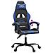 Sedia da Gaming Nera e Blu in Similpelle - Foto miniatura 10