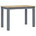 Tavolo Da Pranzo Panama Grigio 117x60x75 Cm Legno Massello Pino - Foto miniatura 2