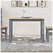 Tavolo Da Pranzo Panama Grigio 117x60x75 Cm Legno Massello Pino - Foto miniatura 1