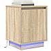 Comodino Con Luci Led Rovere Sonoma 38x34x50 Cm - Foto miniatura 1