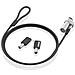 ASLK-D45K06-BK cavo di sicurezza Nero 1,5 m - Foto miniatura 2